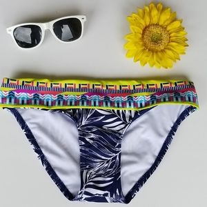 Jag Banded Hipster Swimsuit Bikini Bottoms 4/25